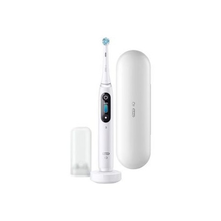Oral-B iO Series 8 Electric Toothbrush White - Superior Clean, Smart Technology & Ultimate Oral Care!